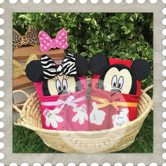 3D Boy & Girl Mice Peekers