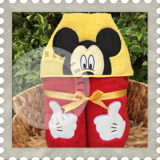 Boy Mouse Applique Peeker