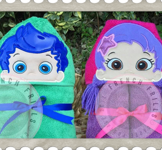 Fish Friends - Blue Boy Fish and Purple Girl Fish