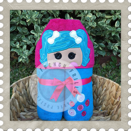 Pigtail Button Doll