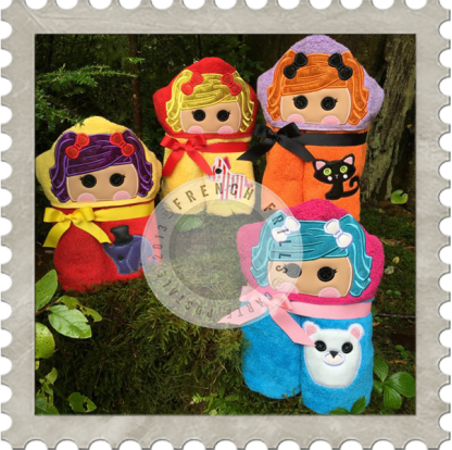 Pigtail Button Doll & Pets
