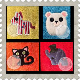 Pigtail Button Doll Pet Pack