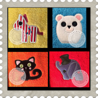 Pigtail Button Doll Pet Pack