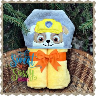 Applique Construction Pup