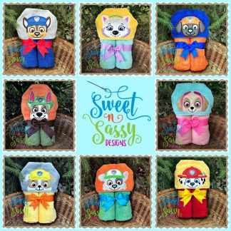 Applique Helpful Pups Collection