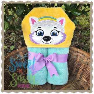 Applique Snow Plow Pup