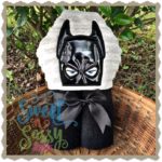 Applique Bat Hero with Eyes