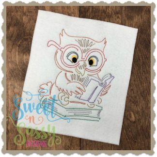 Owl Reader Simple Sketch