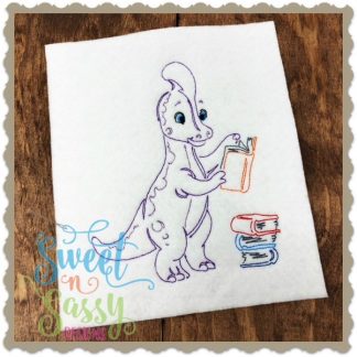 Parasaurolophus Reader Simple Sketch
