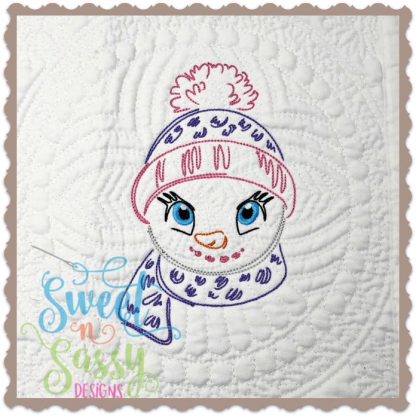 Snowgirl Thick Sketch1