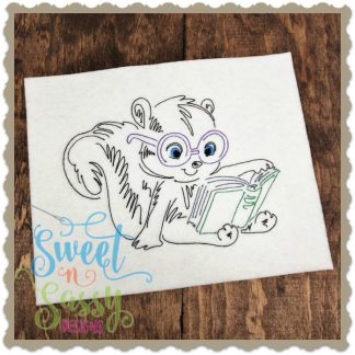 Squirrel Reader Simple Sketch