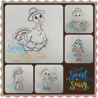 Thanksgiving Simple Sketch Collection