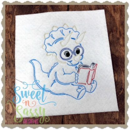 Triceratops Reader Simple Sketch