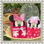 Girl Mouse 3D and Applique Peekers