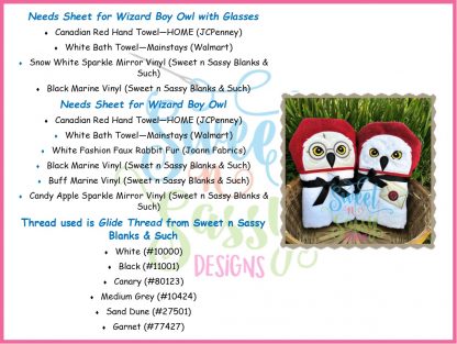 Wizard Boy Owl Pair - Image 2