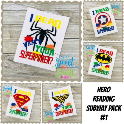 Hero Reading Subway Pack #1