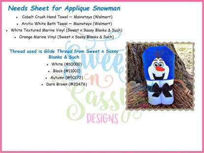 Applique Snowman - Image 2