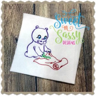 Hippo Crafter Simple Sketch