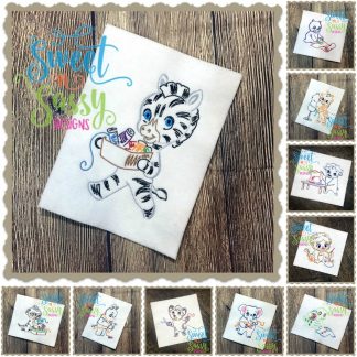 Jungle Crafters Simple Sketch Collection