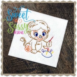Lion Crafter Simple Sketch