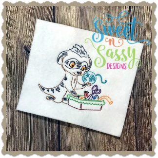 Meerkat Crafter Simple Sketch