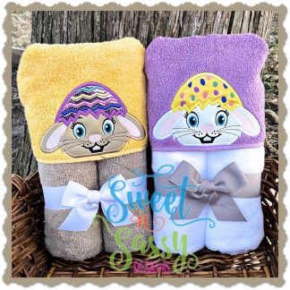 Applique Easter Bunny Girl