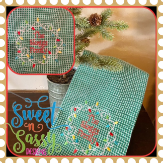 Christmas Lights Border