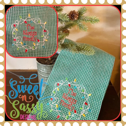 Christmas Lights Border