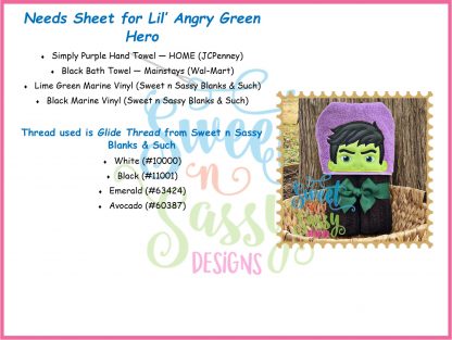 Lil' Angry Green Hero - Image 2