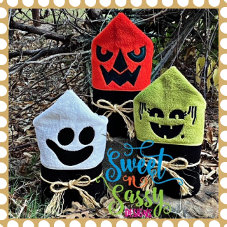 Retro Halloween Faces