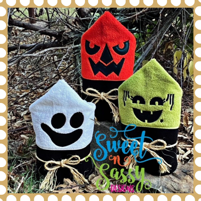 Retro Halloween Faces
