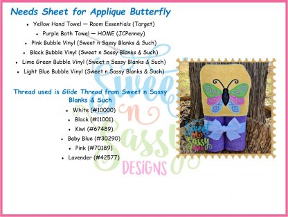 Applique Butterfly - Image 2