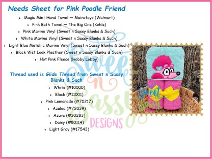 Pink Poodle Friend - Image 2
