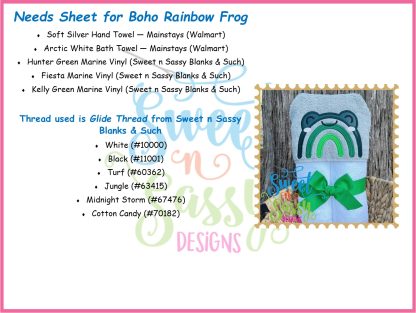 Boho Rainbow Frog - Image 2