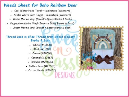 Boho Rainbow Deer - Image 2