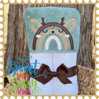 Boho Rainbow Deer