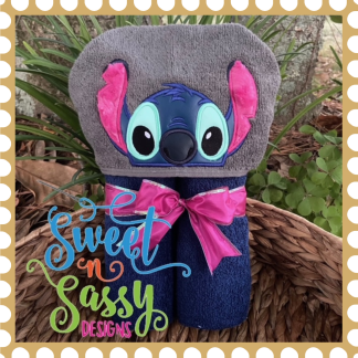 Applique Blue Alien
