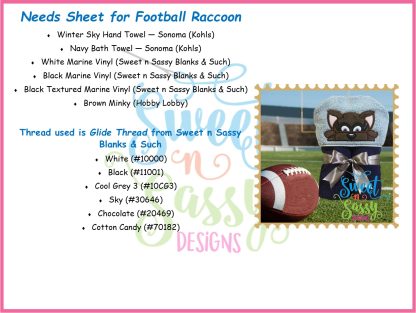 Football Raccoon - Image 2