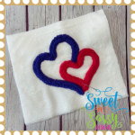 Chunky Yarn Double Hearts