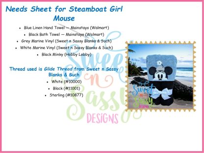 Steamboat Girl Mouse - Image 2