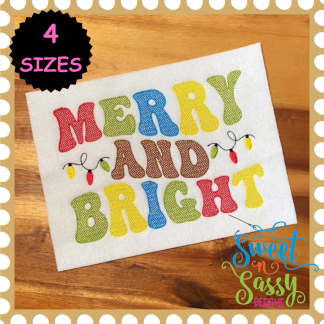 Merry and Bright Motif Fill