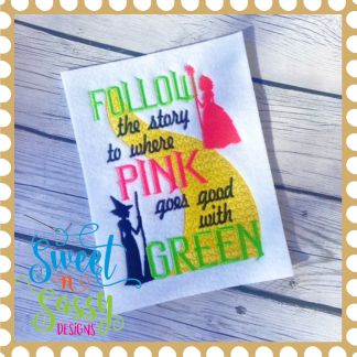Pink Goes Good with Green Reading Subway