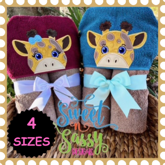Applique Giraffes
