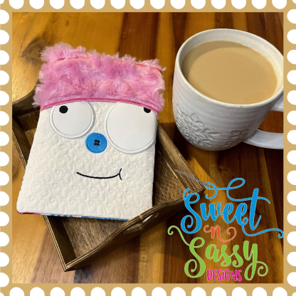 Funny Snowman Mug Rug Set - Image 6