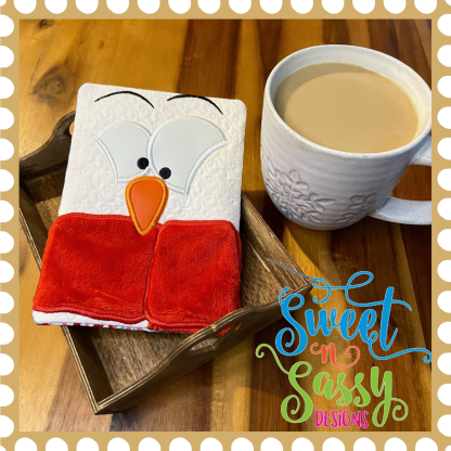 Funny Snowman Mug Rug Set - Image 8
