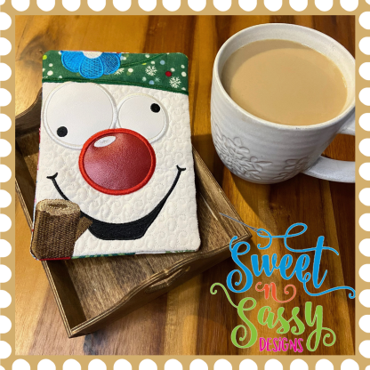 Funny Snowman Mug Rug Set - Image 9